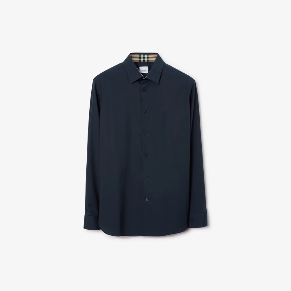 Burberry Navy Blue Men's Shirt